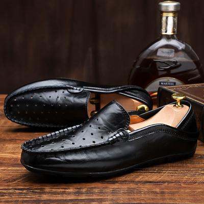 Модные оригинальные мужские кроссовки из натуральной кожи, повседневная мужская обувь, дышащие плоские нескользящие мокасины для отдыха на открытом воздухе Zapato Para Hombre