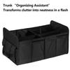 Автомобильный багажник для хранения Складной Многосекционный Автомобильные органайзеры Ящик для хранения в багажнике Для любого автомобиля Внедорожника Грузовика Автомобильные аксессуары Для