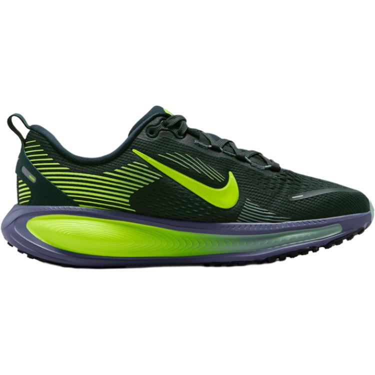 Nike Кроссовки для бега Vomero 18 Low top Детские Черно-зеленые Детские HQ2157-300