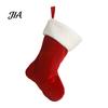 Hanging Ornament for Doorways 18 Inch Christmas Stocking, Classic Large Fireplace Plush Stocking Festive Party Scene Layout Props with White Soft Cuff