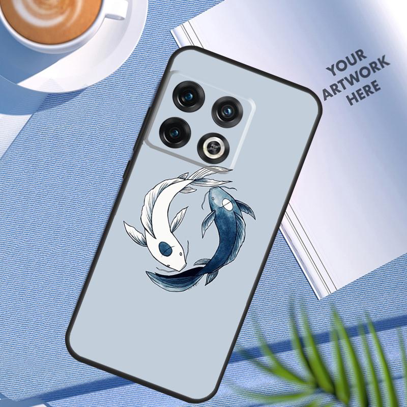 Чехол Ying Yang с рыбками Кои для OnePlus 11 12 9 10 Pro 10R 9R 8T 10T 12R Nord N10 N20 N30 2T CE4 CE 2 3 Lite