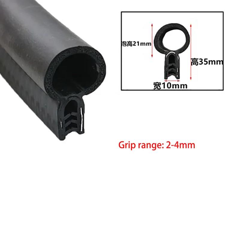 1/3/6/12M Door Edge Guard Rubber Sealing Strip U Type Hardwearing Car Ship Dustproof Trim Soundproofing Waterproof Sealing Parts Hoses Windshield