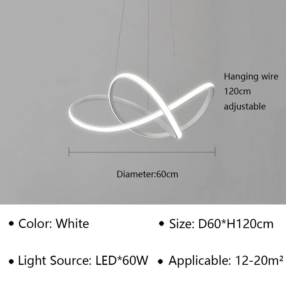 Nordic LED Pendant Light For Living Room Dining Room Hall Bedroom Hotel Hanging Lamp Indoor Home Decor Lighting Fixture Luster