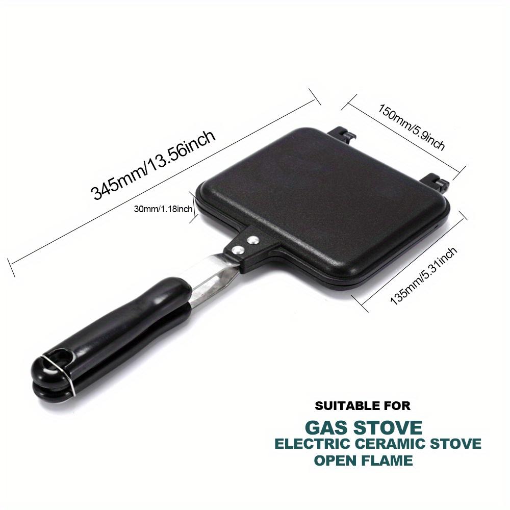 Сэндвичница с антипригарным покрытием, железный хлеб, тосты, машина для завтрака, вафельные блины, форма для выпечки барбекю, форма для духовки, гриль, сковорода