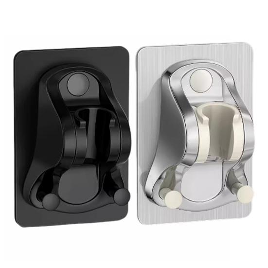 Самоклеящийся держатель насадки для душа, регулируемый настенный, водонепроницаемый, угловое крепление без сверления, универсальное для ванной комнаты