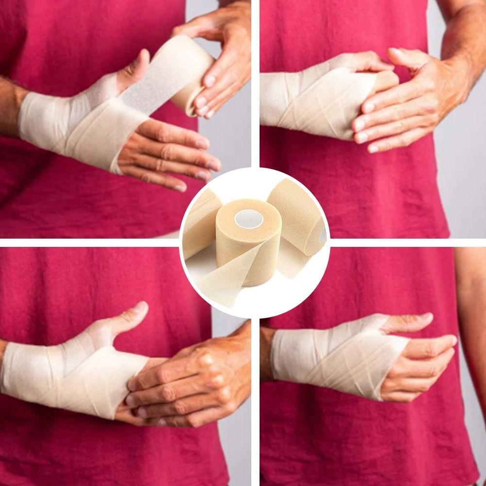 1/2 шт., пленочная пенопластовая повязка, амортизирующая ручка, мембранная спортивная лента
