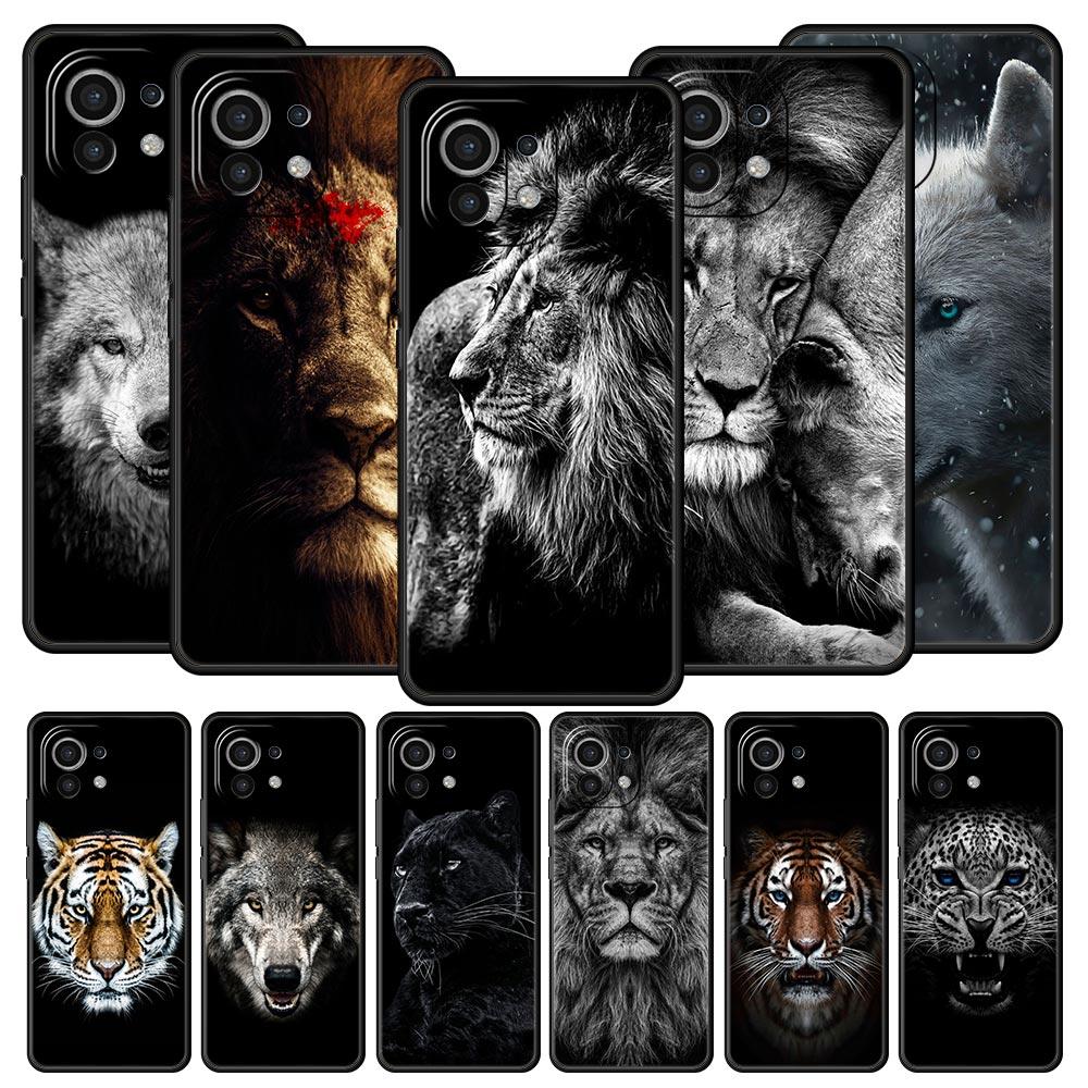 Cheetah Tiger Lion Animals Case For Xiaomi Poco X4 X3 NFC F3 F4 M3 M4 Mi Note 12T 10 12 11 Ultra 11T Pro 10T Lite 9T 5G Cover