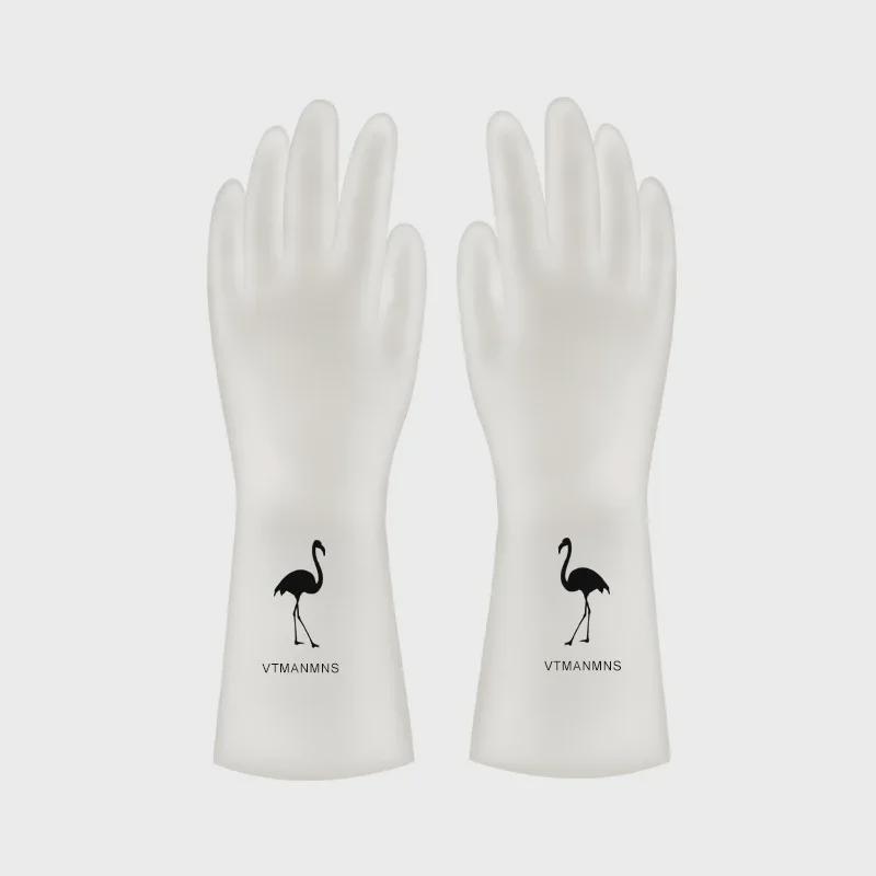 Housework Latex Gloves - Waterproof, Non-slip, Durable Rubber Gloves for Kitchen Dishwashing & Cleaning