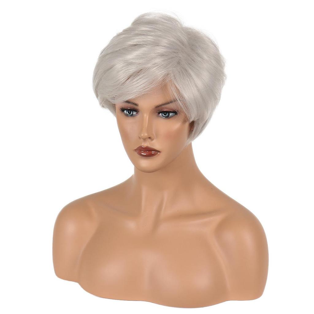 Европейский парик женский модный короткий прямой парик HW560