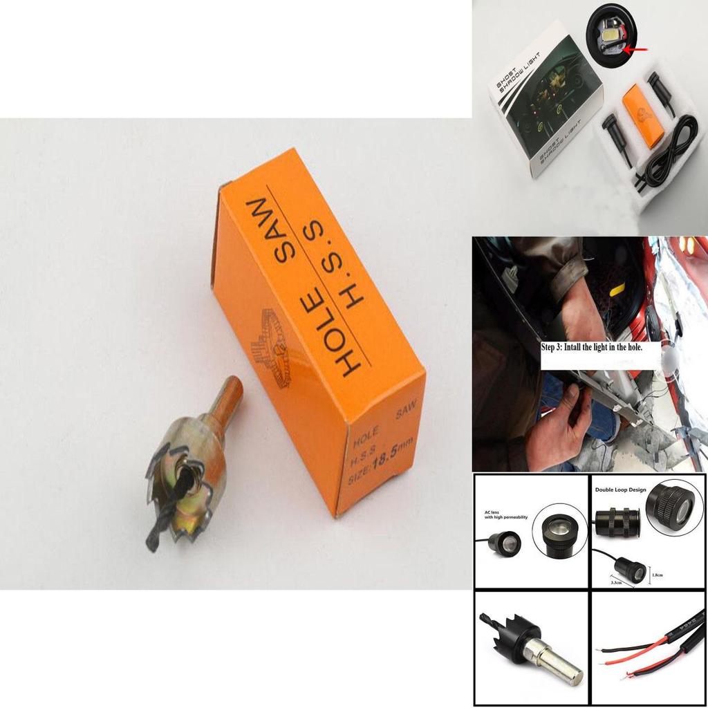 2pcs Auto Logo Door Welcome Light Car Led Laser Projector Lights For Kia