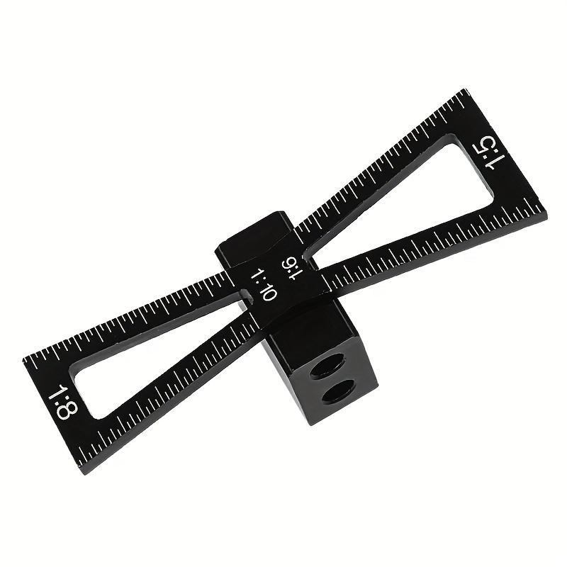 1:5-1:6 1:8-1:10 Aluminium Dovetail Marker Dovetail Jig Guide Precise Wood Joints Dovetail Marking Gauge Template Woodworking To