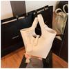 Wholesale 2025 New Niche Lychee Pattern Handbag Bag Women's Korean Version Simple Bucket Bag Casual Messenger Bag