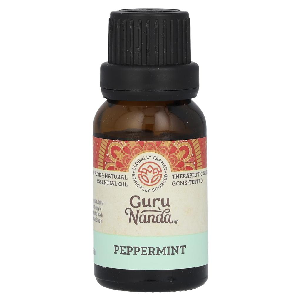 100% Pure Natural Essential Oil, Peppermint, 15 Ml (0.5 Fl Oz)
