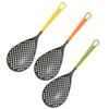 Ложка-дуршлаг, нескользящая, легко подвешивается, устойчива к высоким температурам, теплоизоляция, не допускает ожогов, быстро сливается, пластиковый мелкоячеистый ковш с прорезями