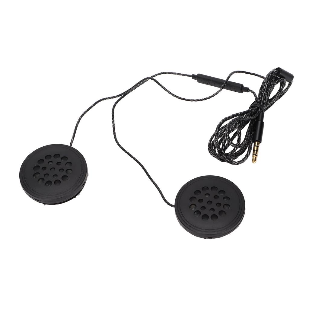 T33 Motorcycle Helmet Headset Wired Stereo 3.5mm Racing Helmet Headphone for Outdoor Sports