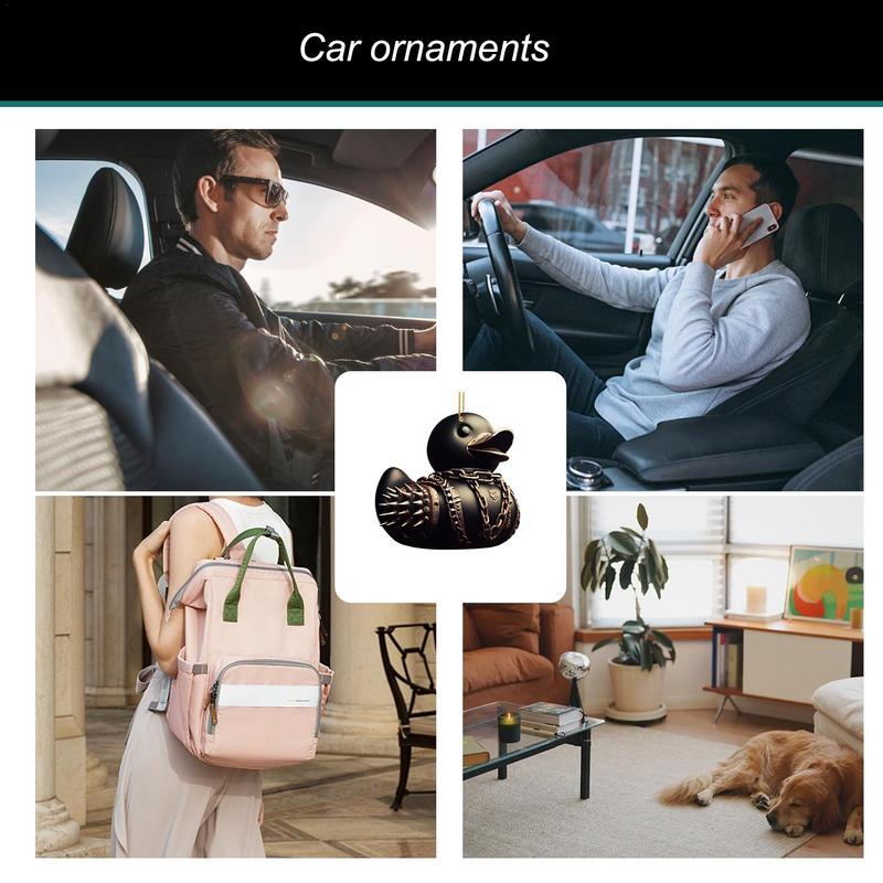 Автомобильная подвеска Маленькая утка Призрак Тема Качели Авто Зеркало заднего вида Подвесные украшения Украшения для интерьера Аксессуары для девочек