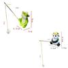 Cartoon Frog Panda Fishing Statue Resin Miniatures Figurine Garden Decor Animal Sculpture  Balcony