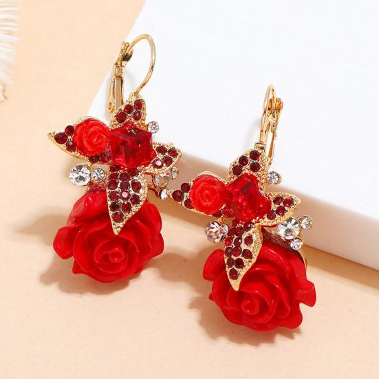 Stylish Earrings Shiny Vintage Decoration