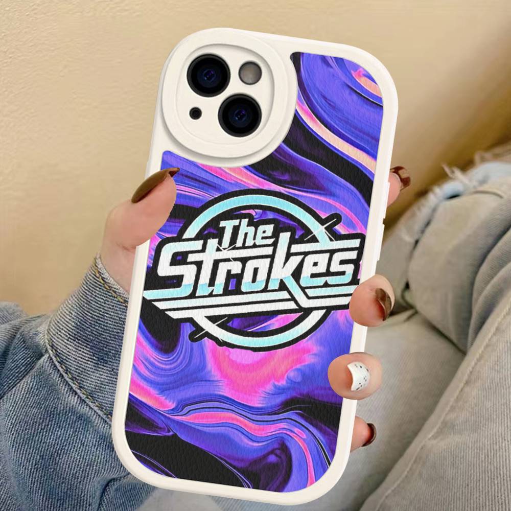 Rock Band The S-Strokes Phone Case For IPhone 11 12 13 14 15 16 Pro Max Plus Leather Cover