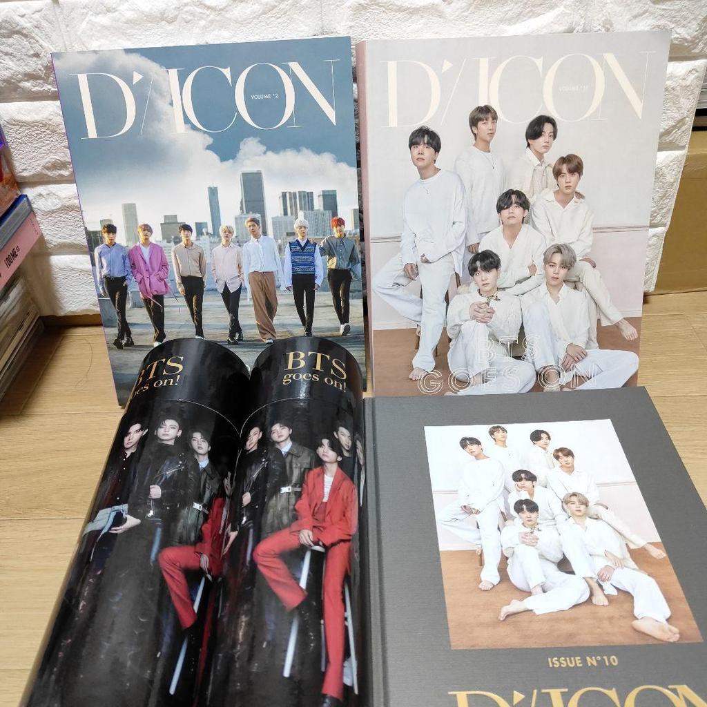 [USED] BTS DICON 3 photobooks and 2 posters