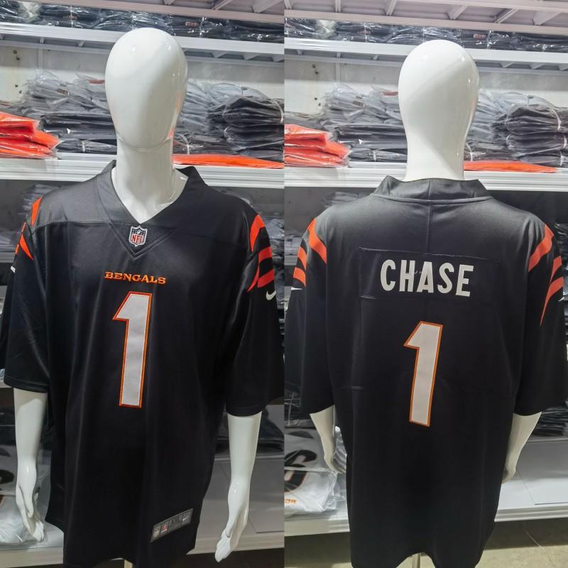Mens Oversized Embroidered American Football Jersey Tigers Raiders Team Sportswear Loose Fit Cotton Blend