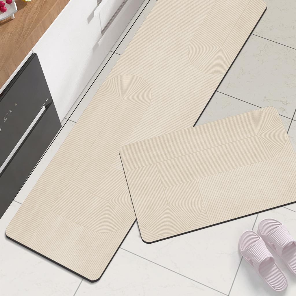 Diatomite Kitchen Floor Mat Waterproof Kitchen Rug Non-slip Long Area Room Carpet For Hallway Washable