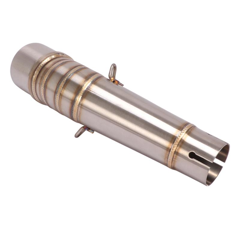 Motorcycle Exhaust Escape Stainless Steel Middle Mid Link Pipe 51mm Muffler Slip On For Honda CBR250R CBR 250R 2011-2017 Years