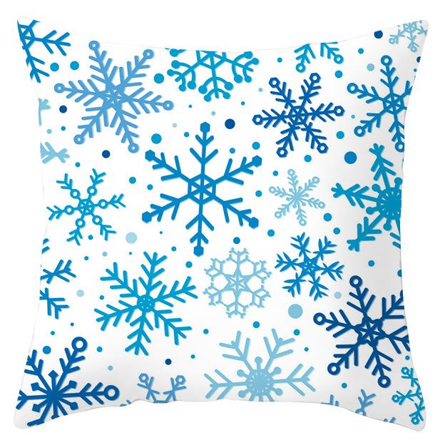 Рождественская серия «Снежная сцена» Наволочки Домашняя наволочка для дивана Чехлы для подушек для автомобиля Домашнее использование