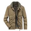 Men's New Autumn and Winter Velvet Thickened Warm Cotton-padded Jacket Cotton-padded Clothes