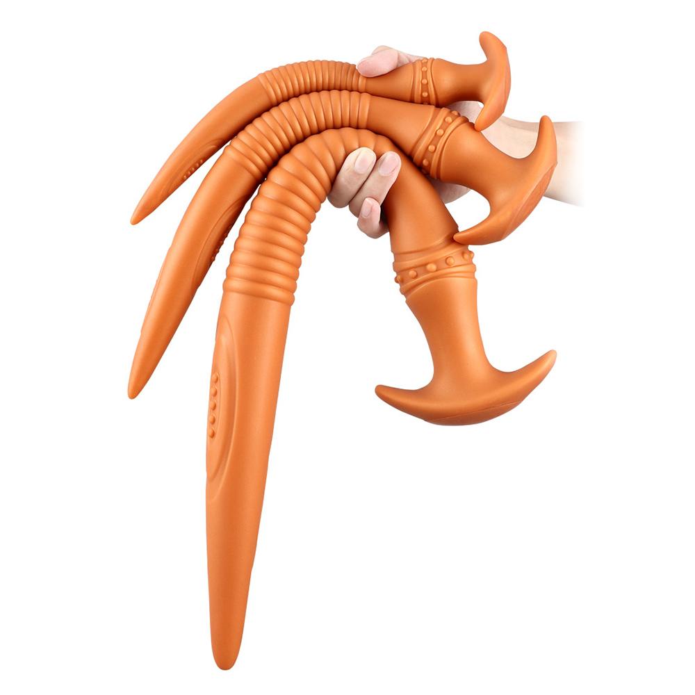 Удлиненный силиконовый анальная пробка, мягкий фаллоимитатор, секс-игрушки, фистинг-ремень на пенисе, реалистичный член, большой член, БДСМ-раб