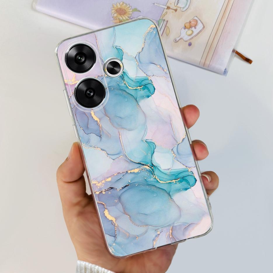 For Xiaomi Poco F6 Case Redmi Turbo3 New Fashion Painted Cover Soft Slim Phone Cases For Xiaomi Redmi Turbo 3 Poco F6 F 6 Bumper