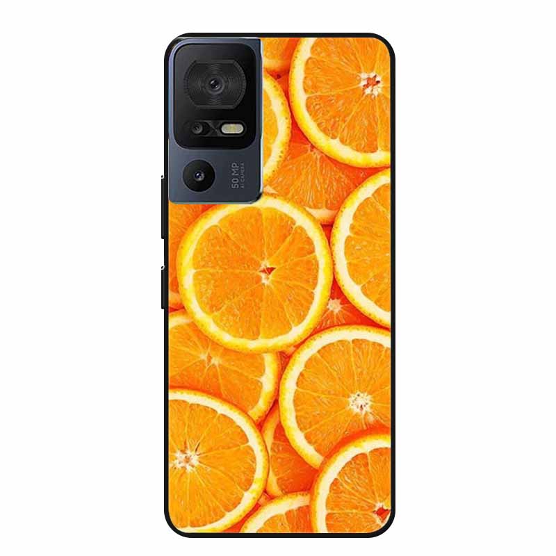 Чехол для телефона TCL 40 SE 40SE Coque Черный Силиконовый Мягкий Задний Чехол-Крышка Для TCL 40 SE Чехол Funda Для TCL40SE Capa 6.75" Оболочка