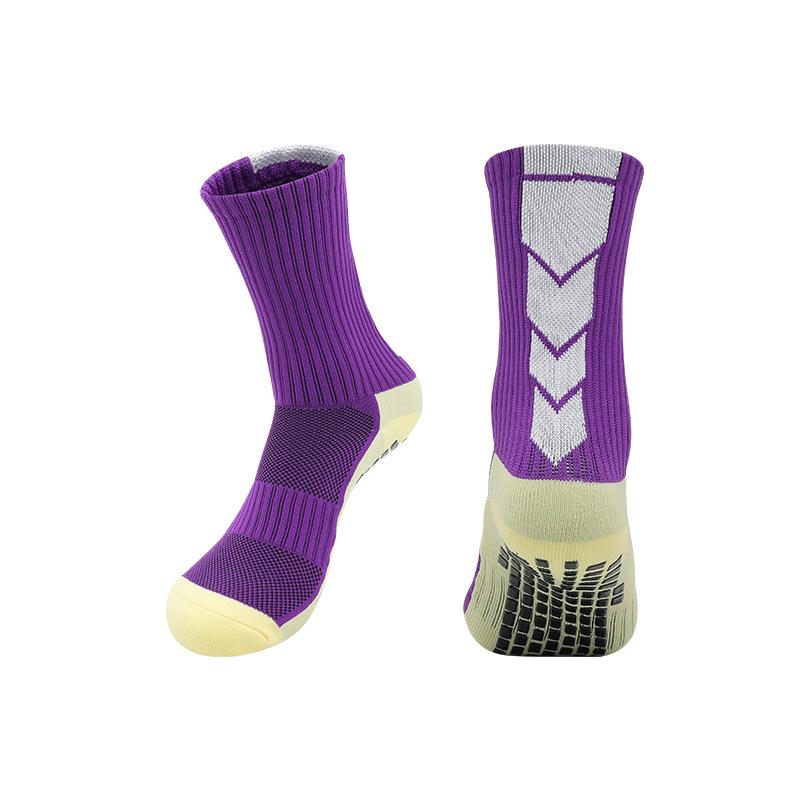 Summer Medium Tube Football Socks Men'S Non-Slip Socks Shock-Absorbing Socks Adult Towel Bottom Children'S High-Top Sports Socks