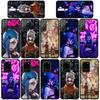 Для iPhone 16 15 Xiaomi Redmi Note 13 12 11 Pro Max X 9 14 Plus XR Samsung Galaxy A15 S24 S23 Huawei OPPO чехол Jinx Vi Arcanes аниме игровой телефон чехол