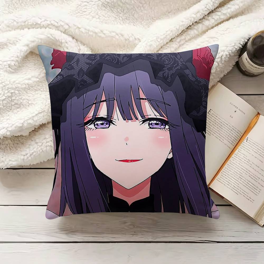 Shizuku Kuroe Marin Kitagawa Pillow Case Living Room Sofa Cushion Cover Suitable For Home Bedroom Room Decoration