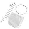 Jelly Strainer Stand Stainless Steel Jelly Strainer Stand Stainless Steel with 3 Hook Legs Nylon Mesh Filter Tool Kit for Home