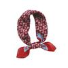 Dopamine cartoon cute scarf silk scarf women's skin-friendly soft cotton and linen breathable neck protection small square scarf headscarf small fresh