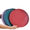Inyahome Set of 1/4/6 Plates Children Plastic Plates Dishes Reusable Dishwasher BPA Free Plates Perfect for Kid and Toddlers