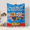1Pc Pawsome Friends Christmas Blanket Soft And Comfortable Casual Warm Camping Travel Christmas Halloween Gift M91781