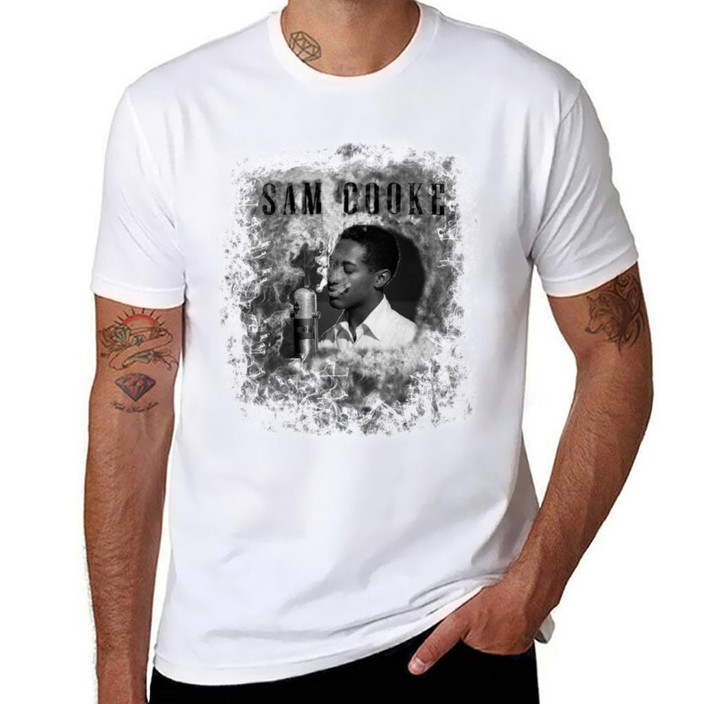 Sam Cooke Smoke Edit Tshirt Athletic Fit Sports Short Sleeve Top