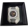 CITIZEN Chronograph Black Dial Solar 1984 Reissue 200 Limited Edition Matte Silver Metal Band Men's Watch AT2557-54G