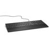 Computer Keyboard Dell  KEYBOARD KB216 LIT/BLACK 580-ADHK