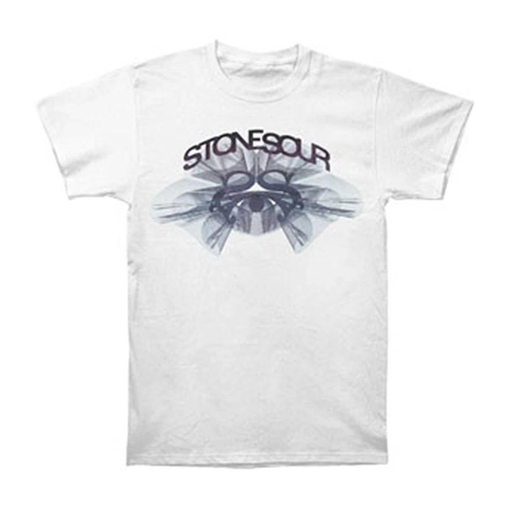 Men's Stone Sour Audio Secrecy Slim Fit T-shirt Large White