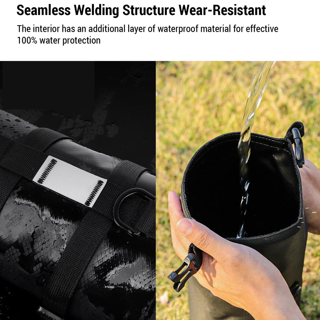 Багажники и сумки для велосипеда Сумка на раму велосипеда Водонепроницаемая многофункциональная сумка на 5 л для велосипедов большого размера