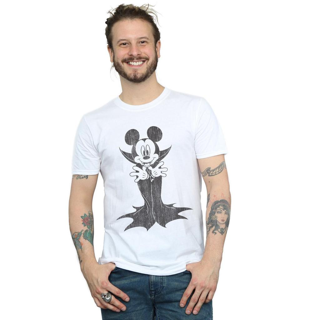 Disney Mens Mickey Mouse Dracula T-Shirt