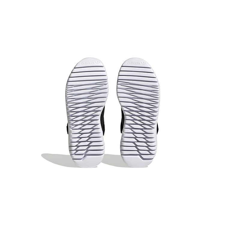 adidas Оригинальные детские кроссовки для бега Originals Flex Series на шнуровке, с низким верхом, детские кроссовки для бега, черно-белые, HQ4000