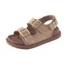 Korean-style children's sandals, new summer collection, open-toe beach shoes for girls, soft-soled, stylish, and casual athletic shoes for boys