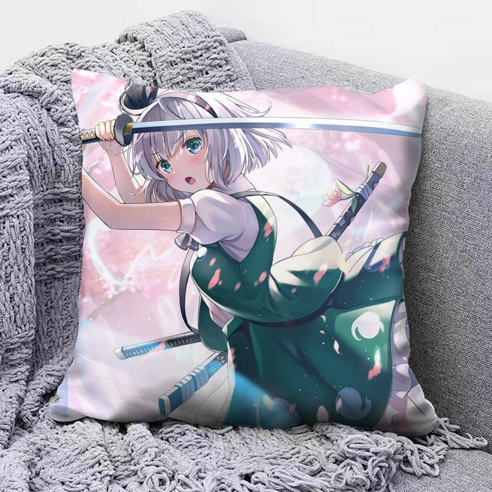 Youmu Konpaku Touhou Project Home Sofa Cushion Covers and Aecorative Custom Pillow Covers