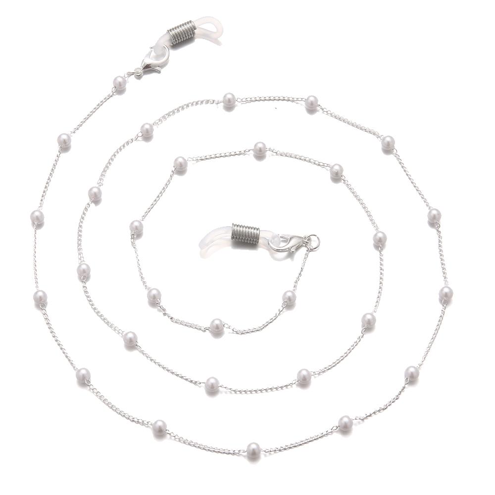 Новая золотая цепочка для солнцезащитных очков, цепочка для маски, неправильная женская нескользящая бисерная оправа для очков, шнурок EMA