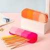 Large Capacity Pencil Case Gradient Color Pen Storage Bag New Pen Bag